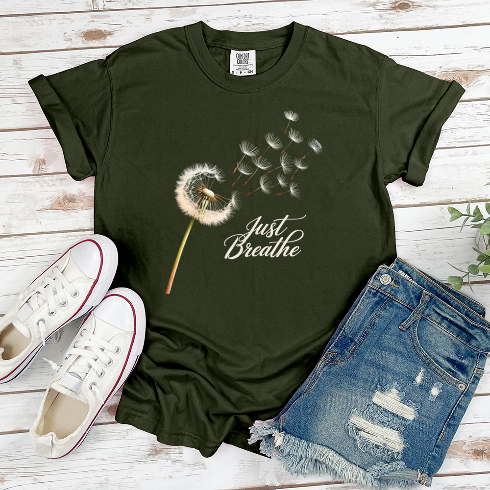 Just Breathe Dandelion Tee