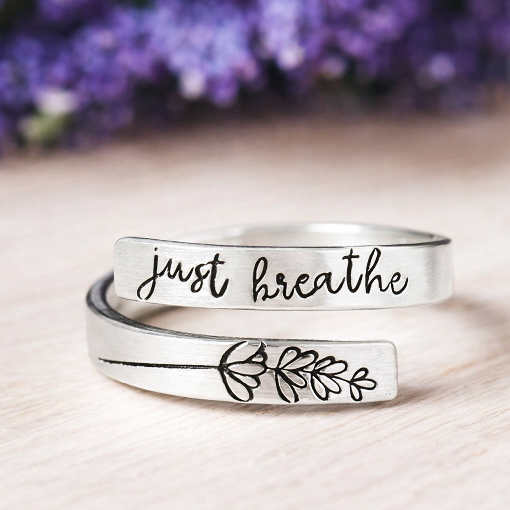 Just Breathe Adjustable Ring