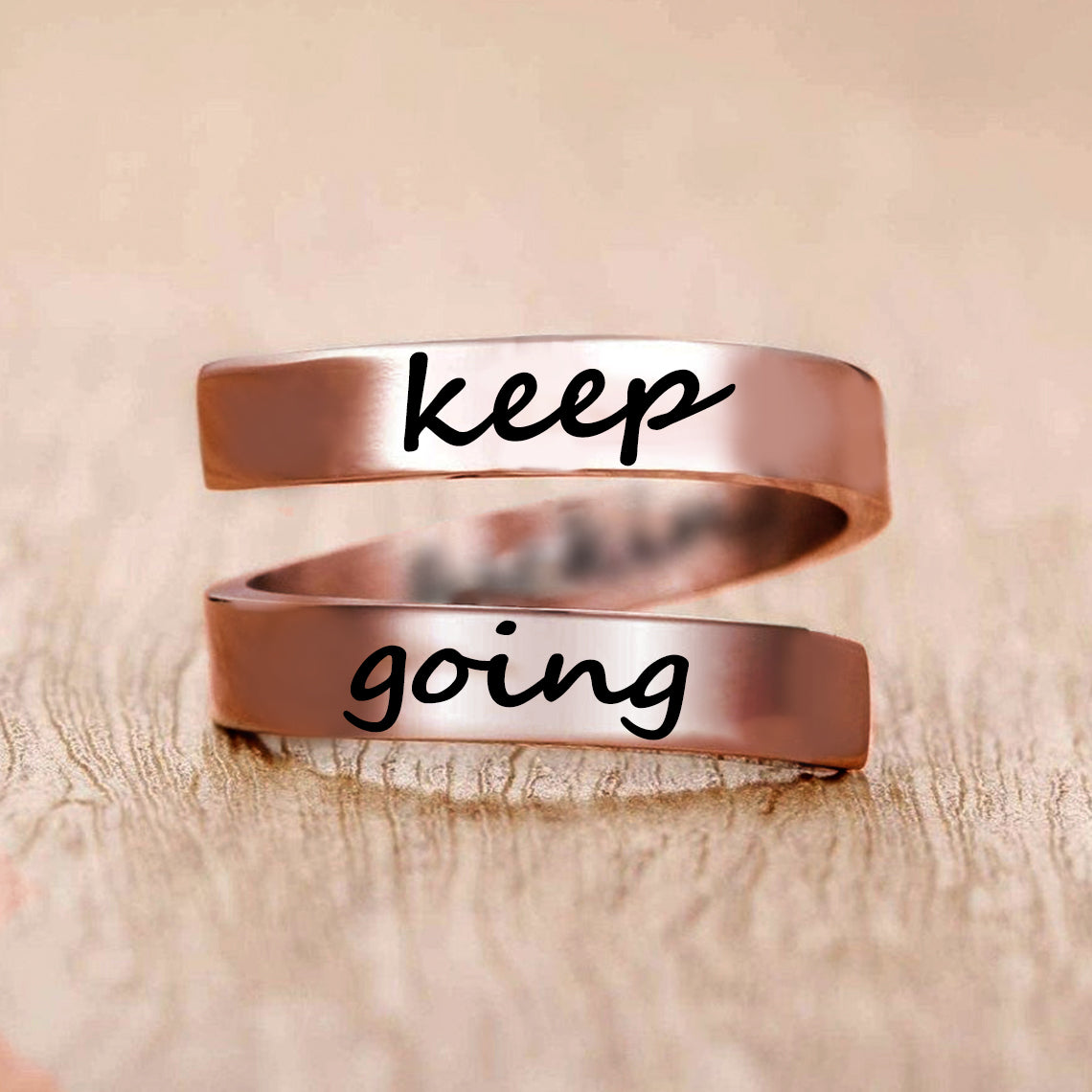 Keep Going Twist Ring