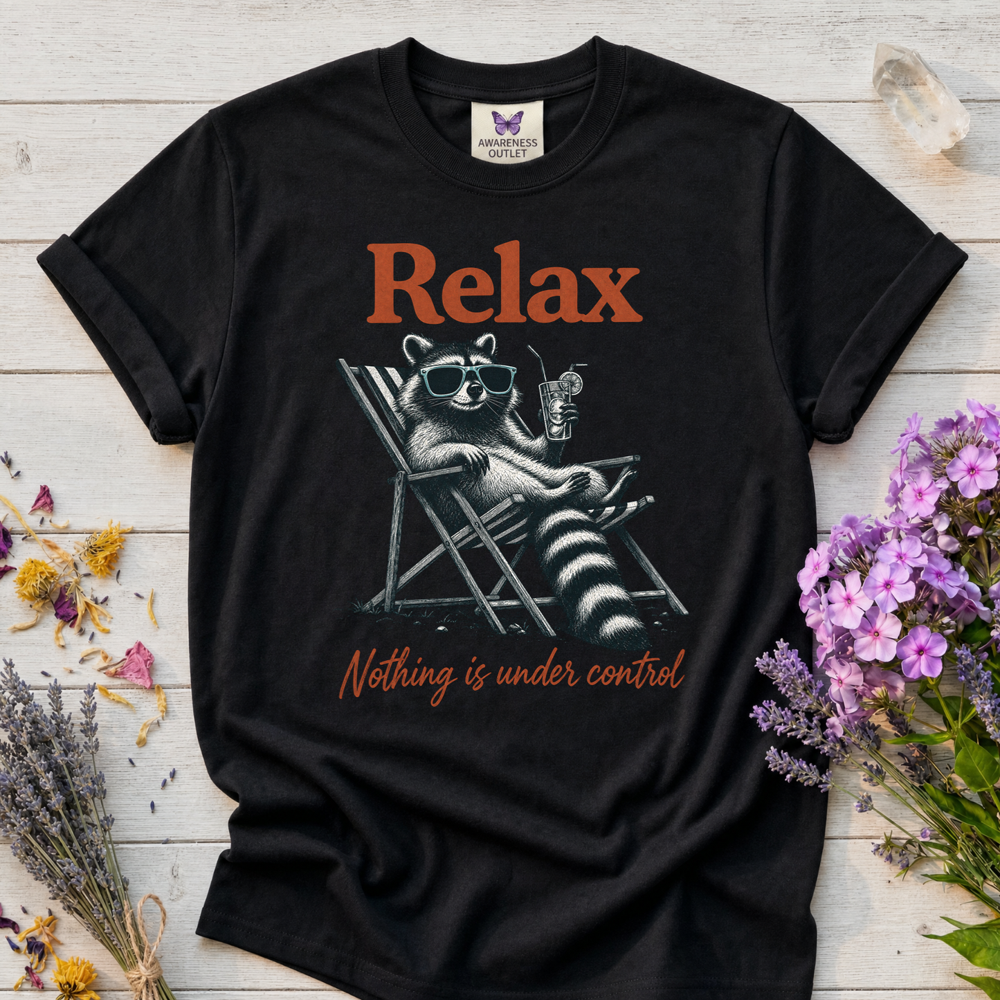 Relax Raccoon Tee