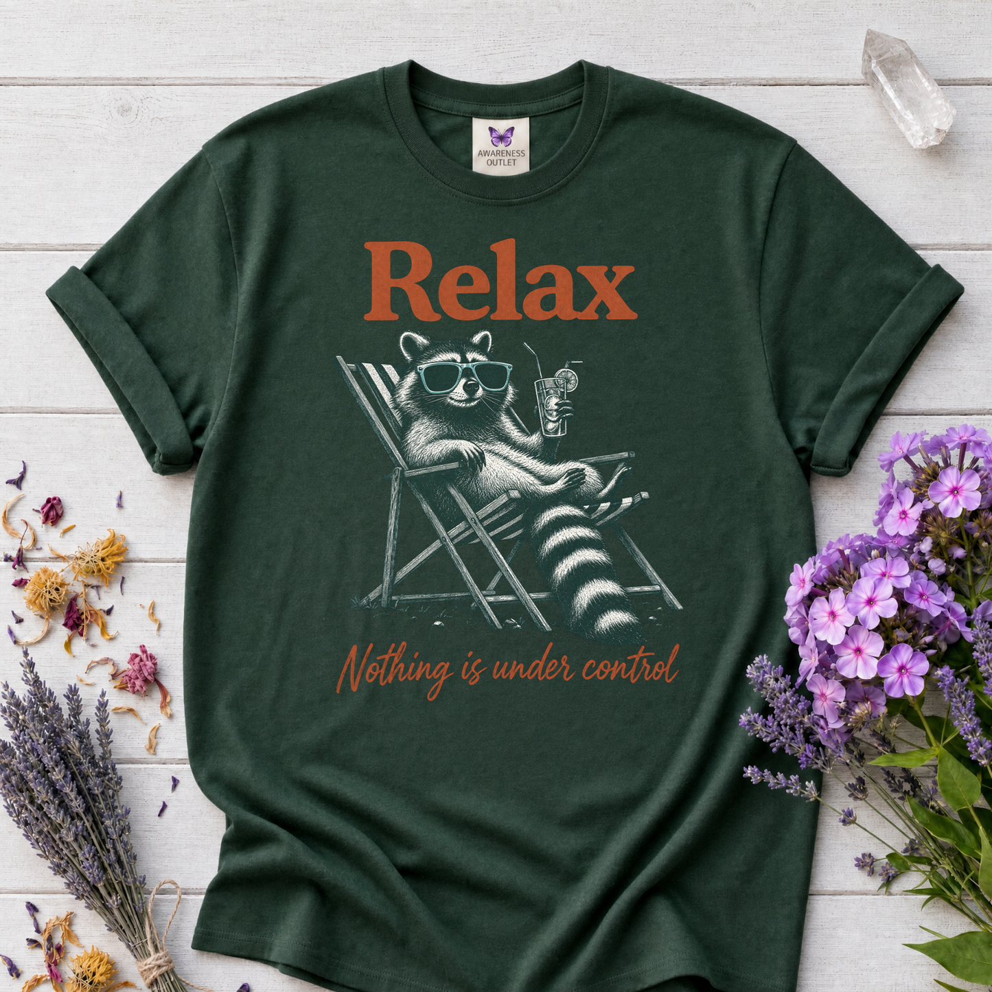 Relax Raccoon Tee