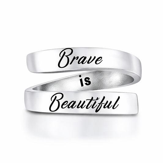 Brave Is Beautiful Ring