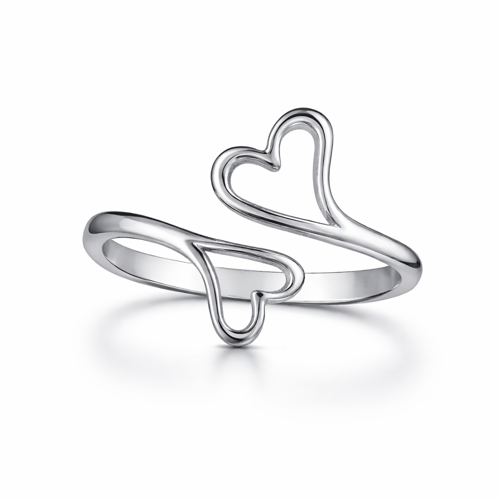 Double Heart Ring