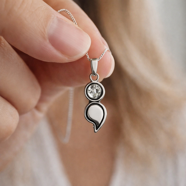 Semicolon Necklace