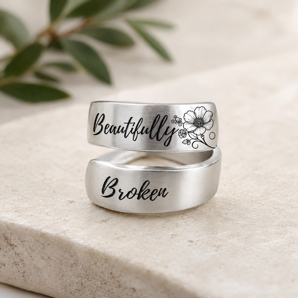 Beautifully Broken Twist Ring