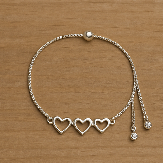 Triple Heart Bracelet