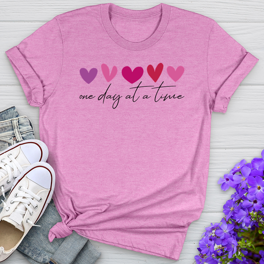 One Day At A Time Heart Tee