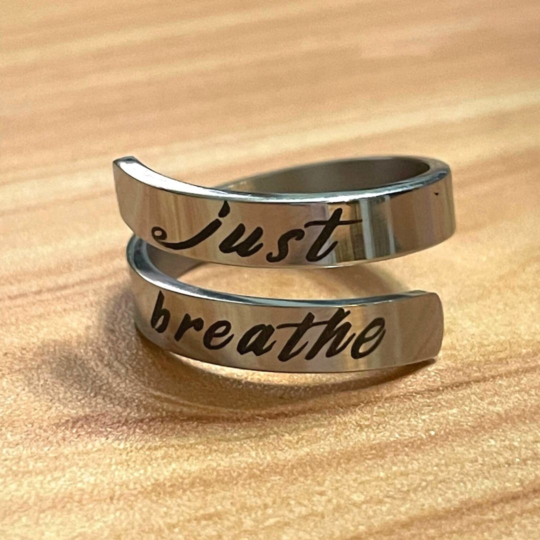 Just Breathe Ring